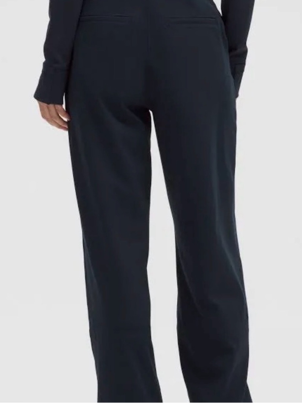 lululemon athletica Women's Navy Straight-Leg Work Trousers